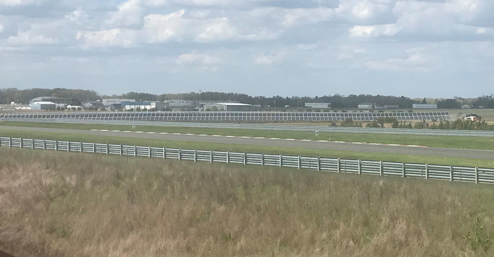 The new solar panel array at New Jersey Motorsports Park. Photo courtesy of New Jersey Motorsports Park.