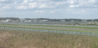 The new solar panel array at New Jersey Motorsports Park. Photo courtesy of New Jersey Motorsports Park.