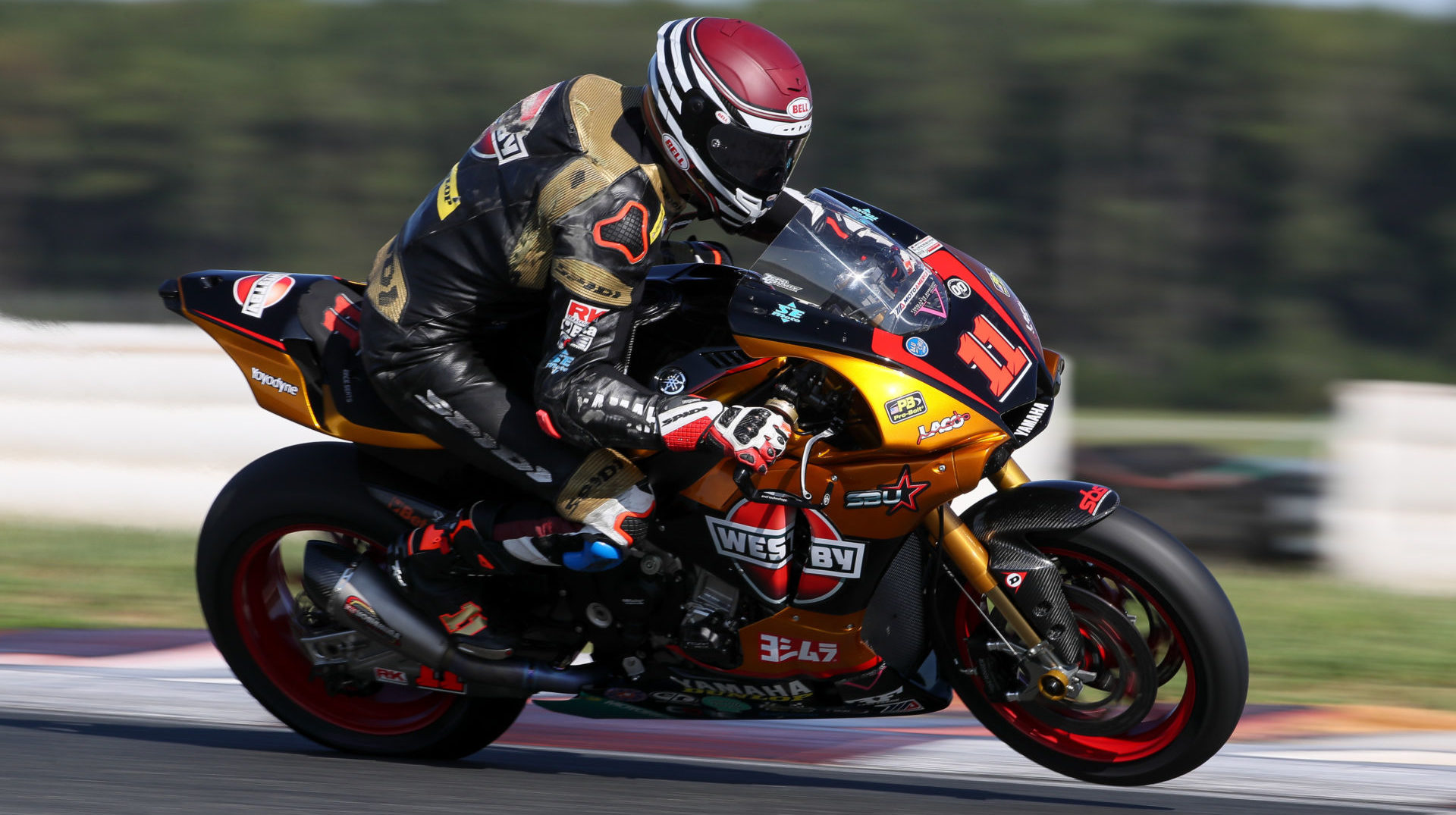 Westby Racing Superbike rider Mathew Scholtz (11). Photo courtesy Westby Racing.