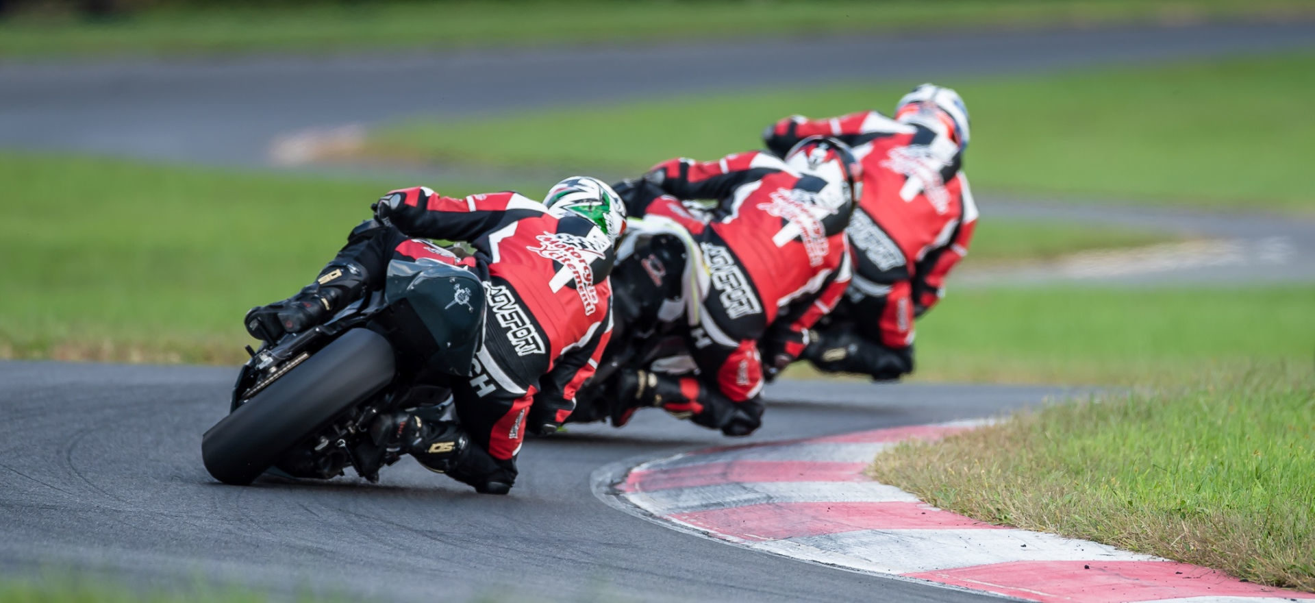 Action from a Motorcycle Xcitement track day. Photo by Joan Erdesky, courtesy Motorcycle Xcitement.