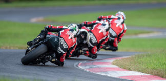 Action from a Motorcycle Xcitement track day. Photo by Joan Erdesky, courtesy Motorcycle Xcitement.