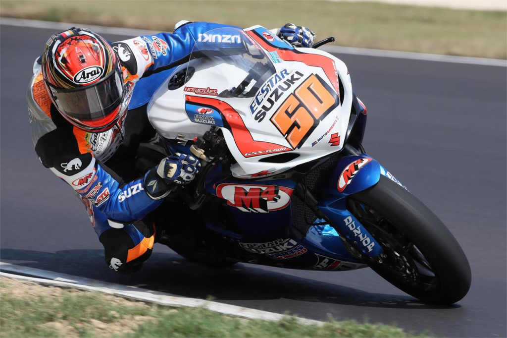 Bobby Fong (50). Photo courtesy Team Suzuki Press Office.