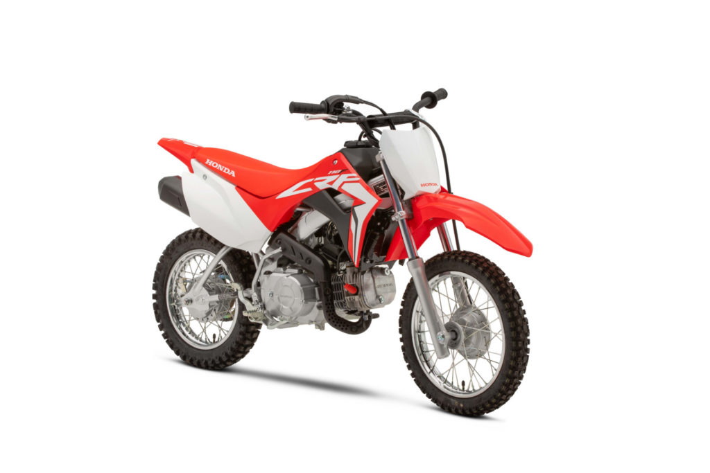 A 2021 Honda CRF110F. Photo courtesy American Honda.