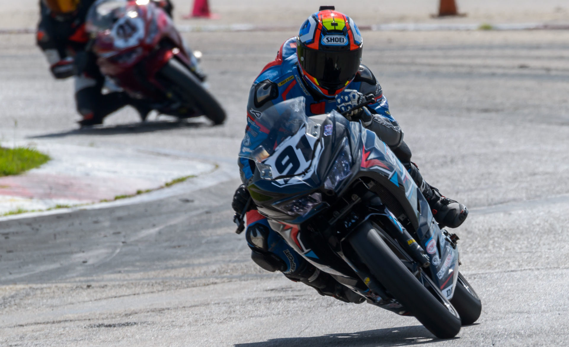 JC Camacho (91) on the gas at MSR Houston. Photo by David Gillen/dgillenphoto.com, courtesy CMRA.