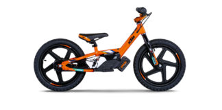 A 2020 KTM Factory Replica STACYC 16eDRIVE. Photo courtesy KTM.