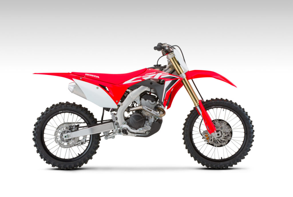 A 2021 Honda CRF250R. Photo courtesy American Honda.