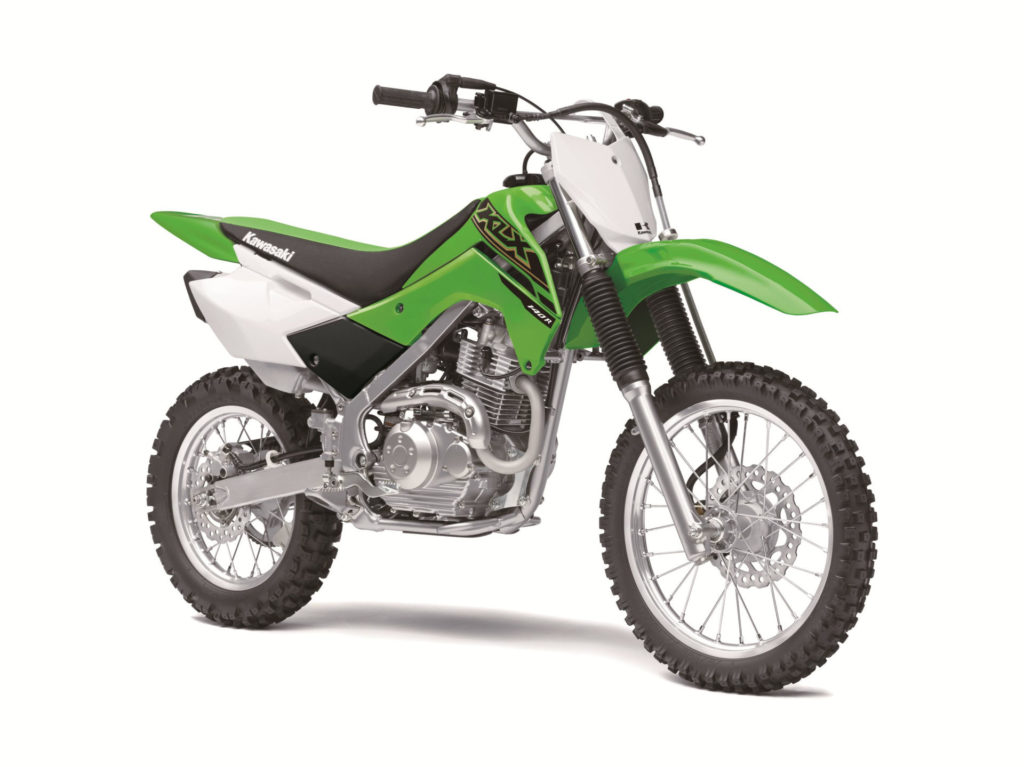 A 2021 Kawasaki KLX140R. Photo courtesy Kawasaki Motors Corp., U.S.A.