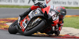 Kyle Wyman (33) in action on his Ducati Panigale V4 R at Road America. Photo by Brian J. Nelson, courtesy Kyle Wyman Racing.