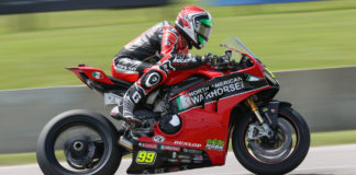 PJ Jacobsen (99). Photo courtesy Ducati.