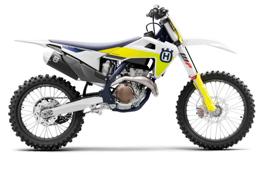 A 2021-model Husqvarna FC 350. Photo courtesy of Husqvarna.