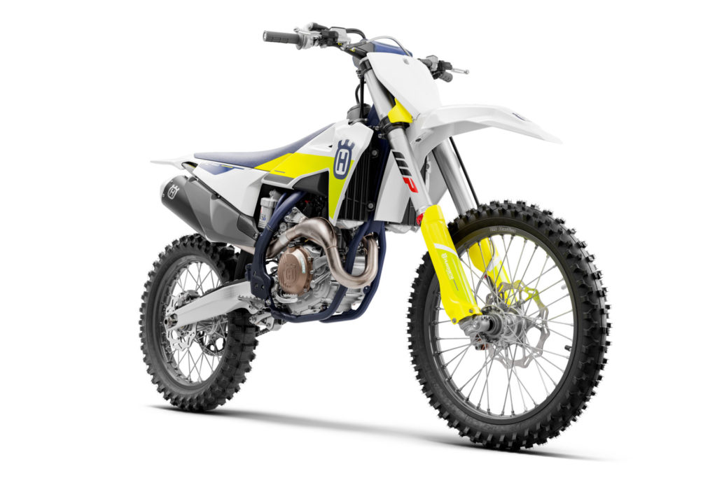 A 2021-model Husqvarna FC 450. Photo courtesy of Husqvarna.