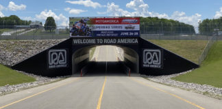 The tunnel leading into the paddock at Road America on Wednesday, June 24th. Photo by John Ewert.