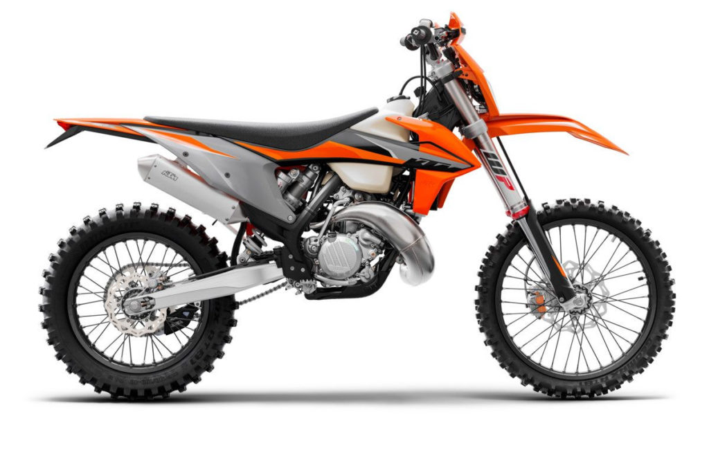 A 2021-model KTM 150 XC-W TPI. Photo courtesy KTM North America.