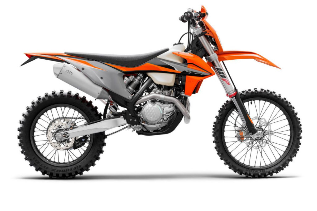 A 2021-model KTM 500 XCF-W. Photo courtesy KTM North America.