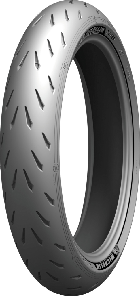 A Michelin Power GP front tire. Photo courtesy Michelin North America.