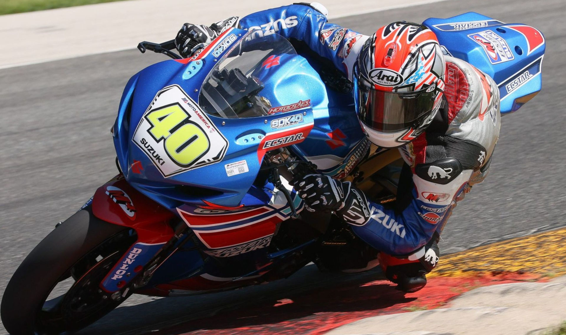 Sean Dylan Kelly (40). Photo by Brian J. Nelson, courtesy Suzuki Motor of America Inc.