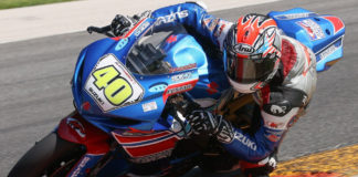 Sean Dylan Kelly (40). Photo by Brian J. Nelson, courtesy Suzuki Motor of America Inc.