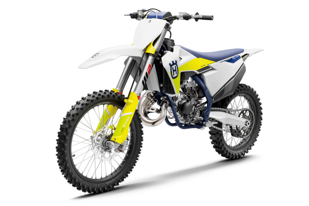 A 2021-model Husqvarna TC 125. Photo courtesy of Husqvarna.