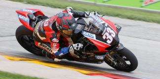 Kyle Wyman (33) on his KWR Ducati Panigale V4 R Superbike. Photo courtesy KWR Ducati.