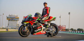 Aleix Espargaro. Photo courtesy Aprilia Gresini Racing.