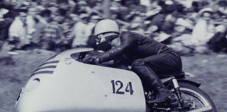 Carlo Ubbaili (124), circa 1955. Photo courtesy Dorna/www.motogp.com.
