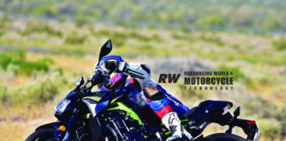 The Kawasaki Z900 has enough power to be entertaining. Chris Ulrich demonstrates. Photos by Michael Gougis.