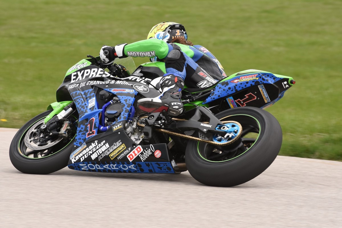 Jordan Szoke, the 13-time Canadian Superbike Champion, will be back in action next weekend at Calabogie. Photo by Rob O'Brien, courtesy CSBK.