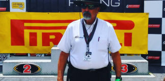 MRO Chaplain Raymond Rizzo at an ASRA/CCS race event at New Jersey Motorsports Park.