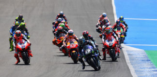 The start of the Spanish Grand Prix at Jerez. Photo courtesy Michelin.