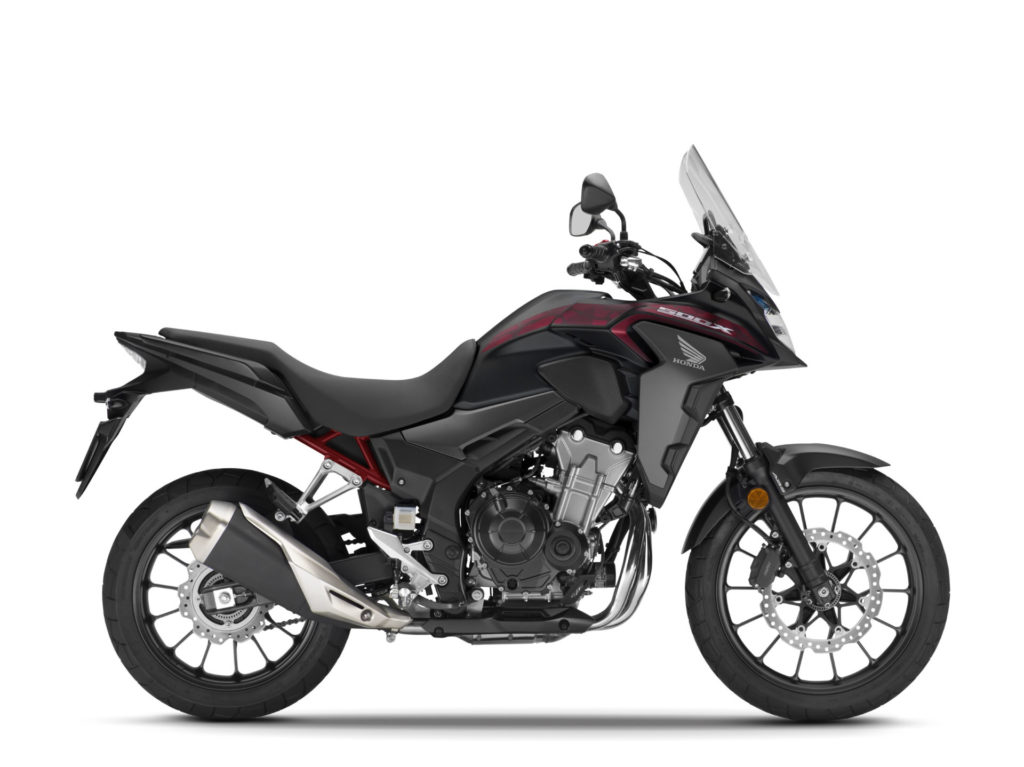 A 2021-model Honda CB500X. Photo courtesy American Honda.