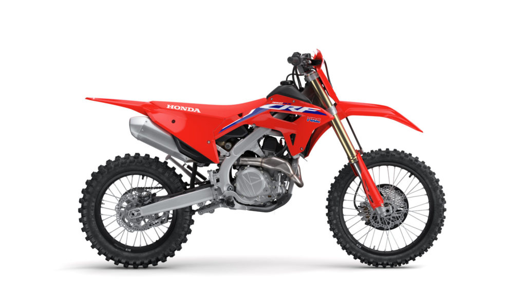 A 2021-model Honda CRF450RX. Photo courtesy American Honda.