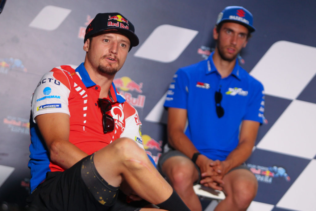 Jack Miller (left) and Alex Rins (right). Photo courtesy Dorna.