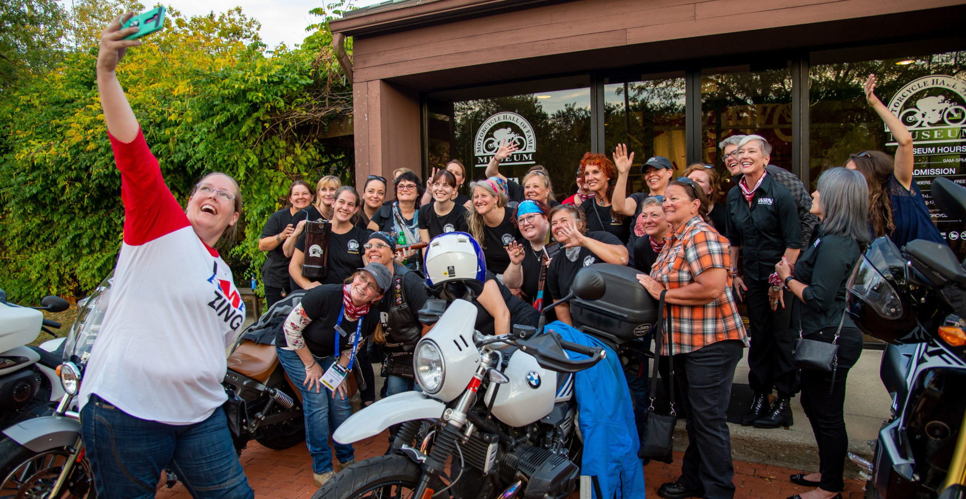 A scene from a Bike Night at the AMA Motorcycle Hall of Fame Museum in 2019. Photo by Jen Muecke, courtesy AMA.