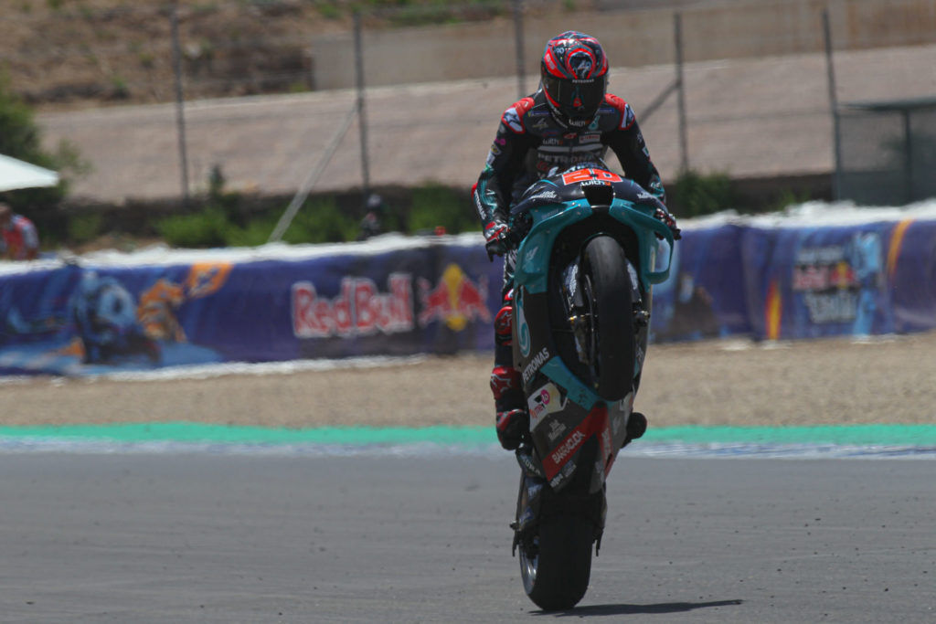 Fabio Quartararo (20). Photo courtesy Dorna.