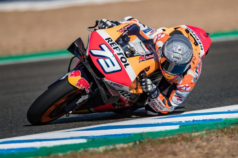 Alex Marquez (73). Photo courtesy Repsol Honda.