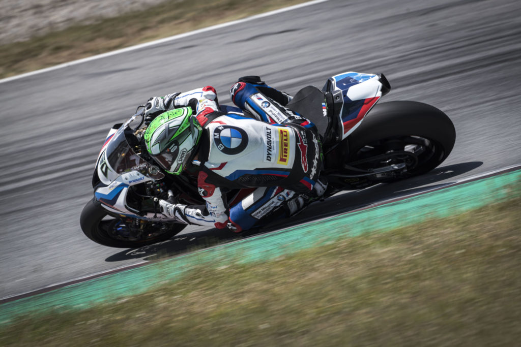 Eugene Laverty (50). Photo courtesy BMW Motorrad Motorsport.