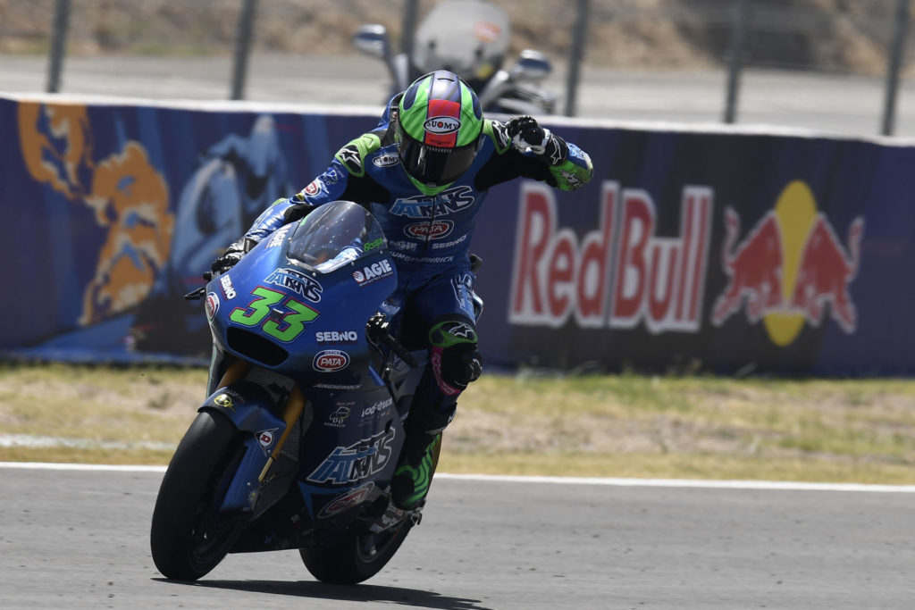 Enea Bastianini (33). Photo courtesy Dorna.