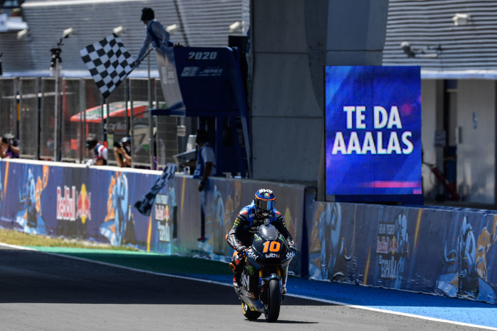 Luca Marini (10). Photo courtesy Dorna.