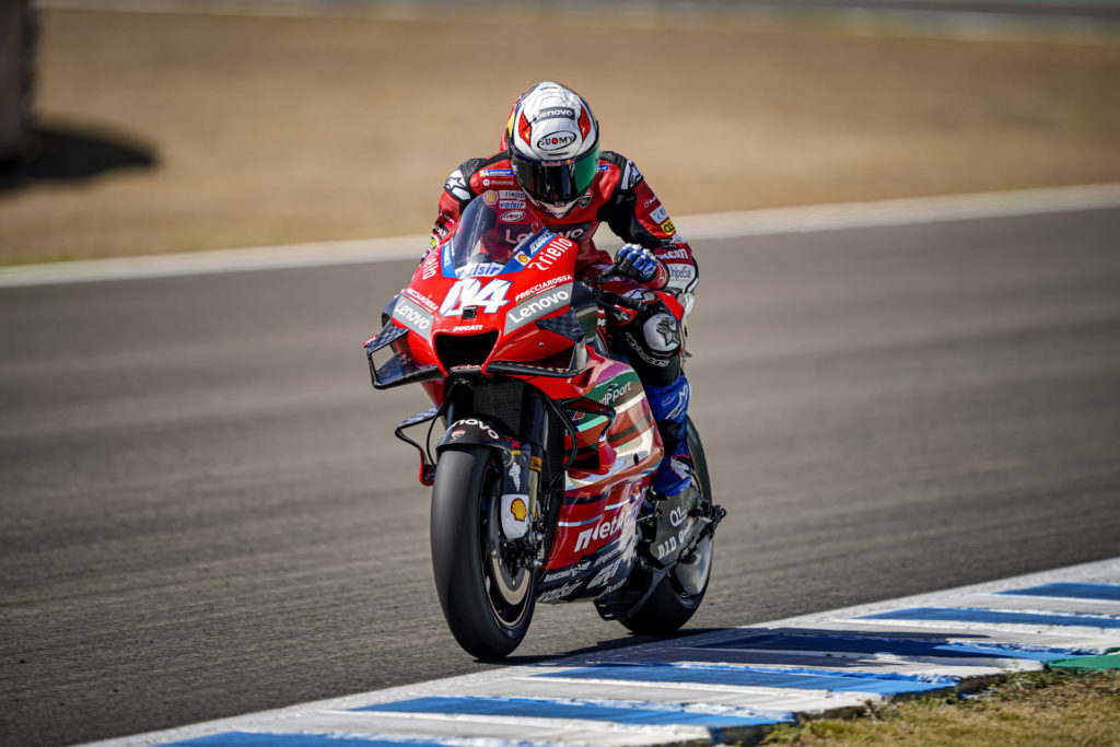 Andrea Dovizioso (04). Photo courtesy Ducati.