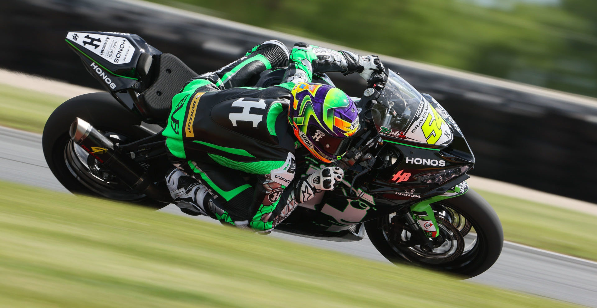 Richie Escalante (54). Photo by Brian J. Nelson, courtesy MotoAmerica.