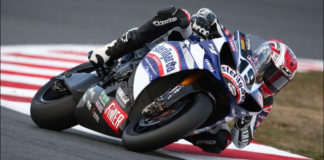Ben Spies (19), as seen during the 2009 FIM Superbike World Championship, which he won. Photo courtesy Yamaha.