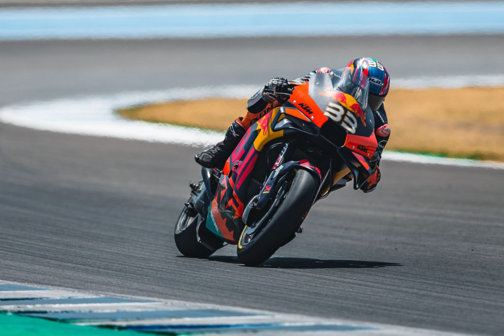 Brad Binder (33). Photo courtesy Red Bull KTM.