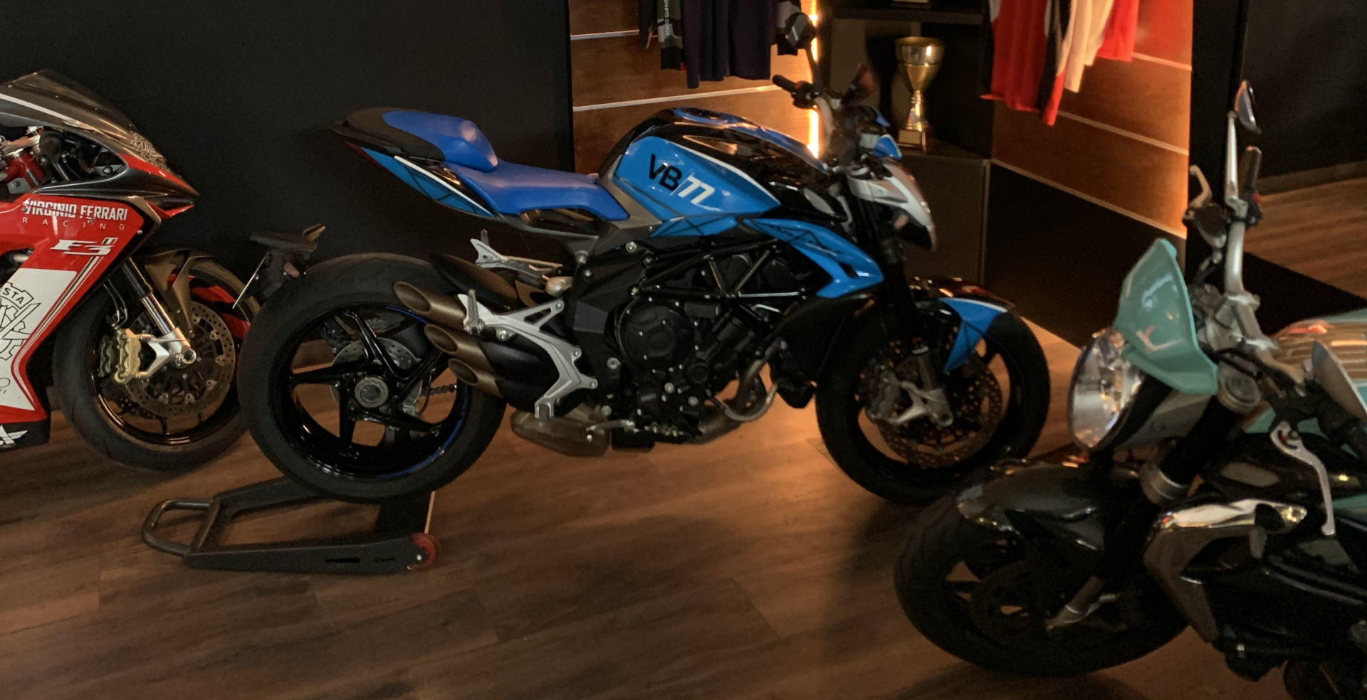 The MV Agusta Brutale 800 created for Formula One driver Valterri Bottas at the Monaco Design Studio. Photo courtesy MV Agusta.