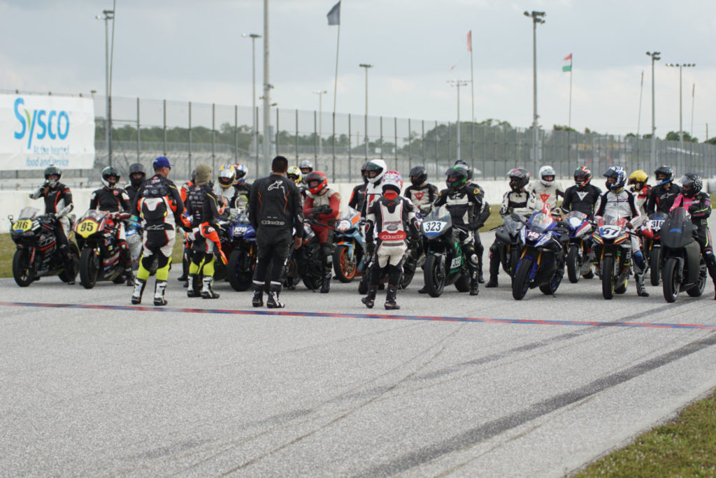 A scene from a Yamaha Champions Riding School pre-COVID-19. Photo courtesy Yamaha Champions Riding School.