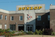 Dunlop's motorcycle tire manufacturing facility in Buffalo, New York. Photo by David Swarts.
