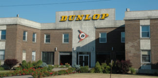 Dunlop's motorcycle tire manufacturing facility in Buffalo, New York. Photo by David Swarts.