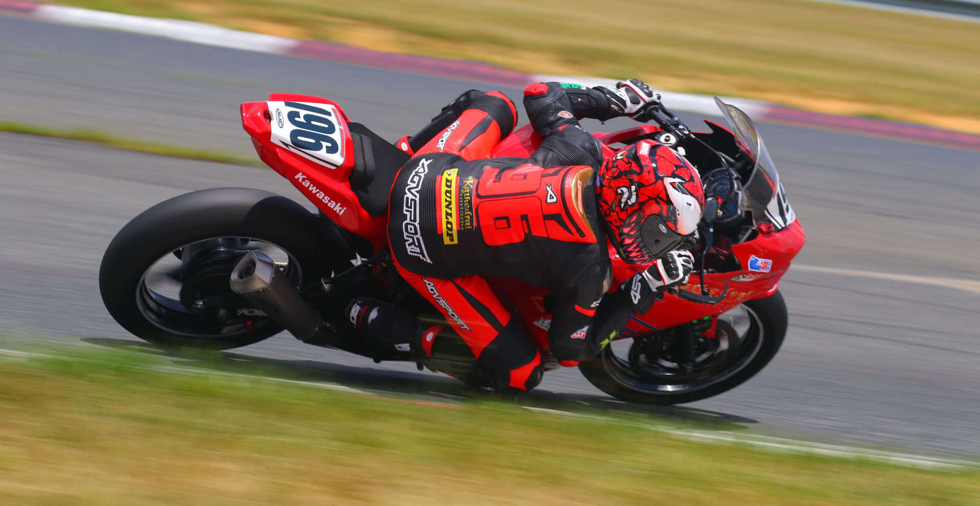 Gus Rodio (196) in action at New Jersey Motorsports Park. Photo by etechphoto.com, courtesy Rodio Racing.