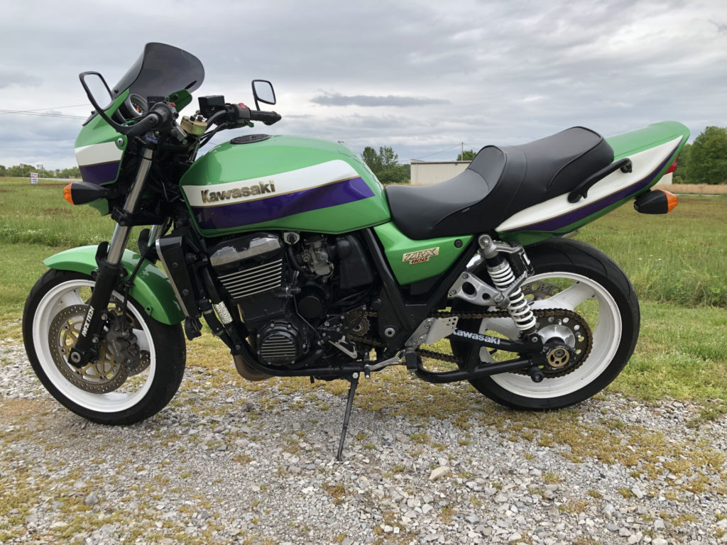 Another view of the 1999 Kawasaki ZRX1100 Eddie Lawson-autographed "tribute bike" being raffled by AHRMA to benefit AHRMA and the Roadracing World Action Fund. Photo courtesy AHRMA.