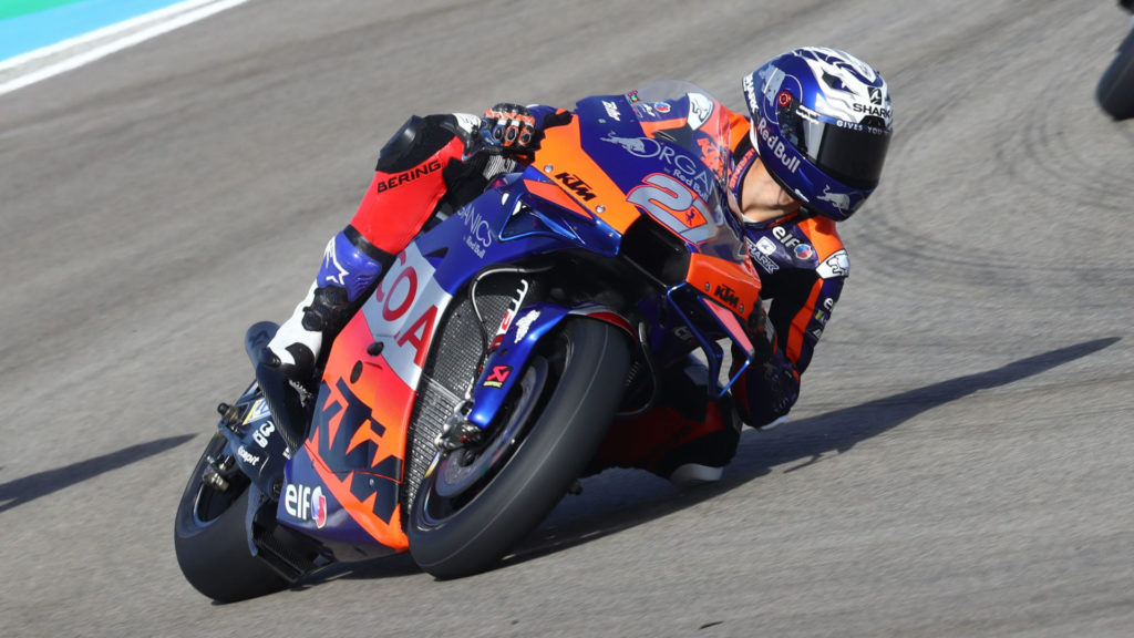 Iker Lecuona (27). Photo courtesy Red Bull KTM Tech3.