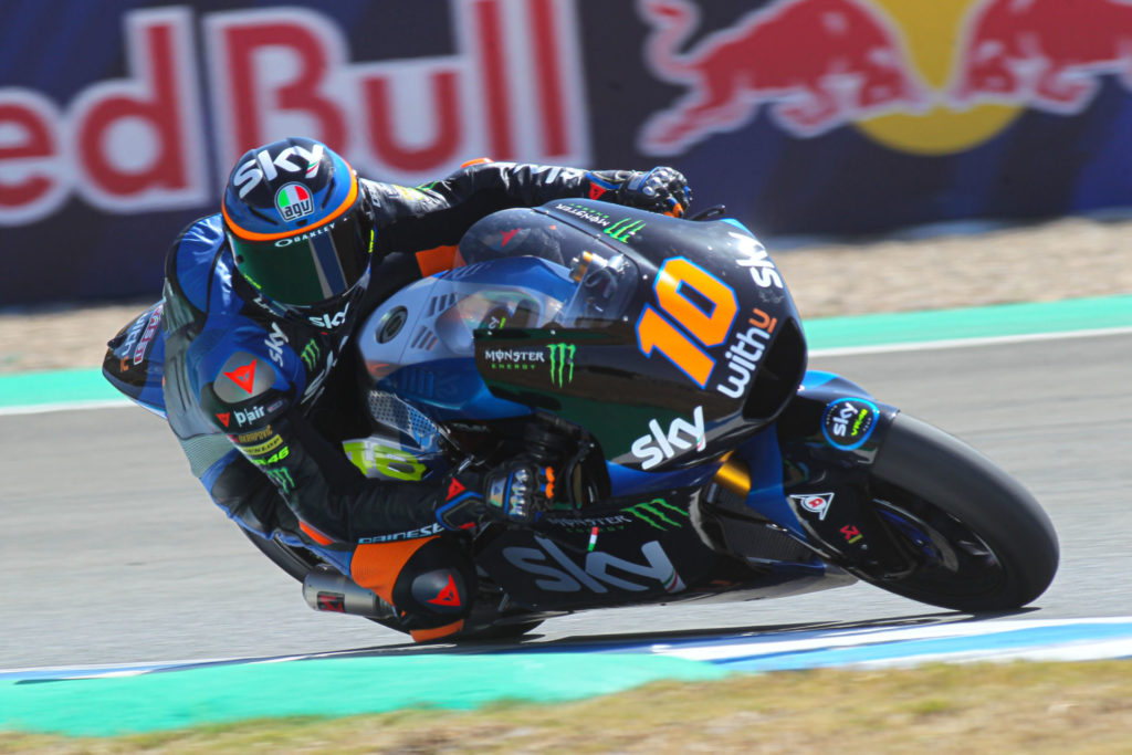 Luca Marini (10). Photo courtesy Dorna.